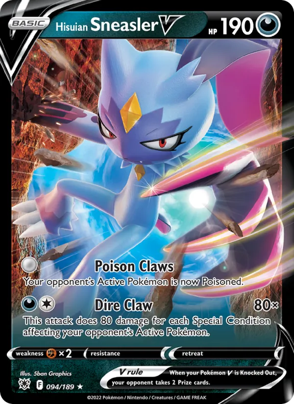 Hisuian Sneasler V card