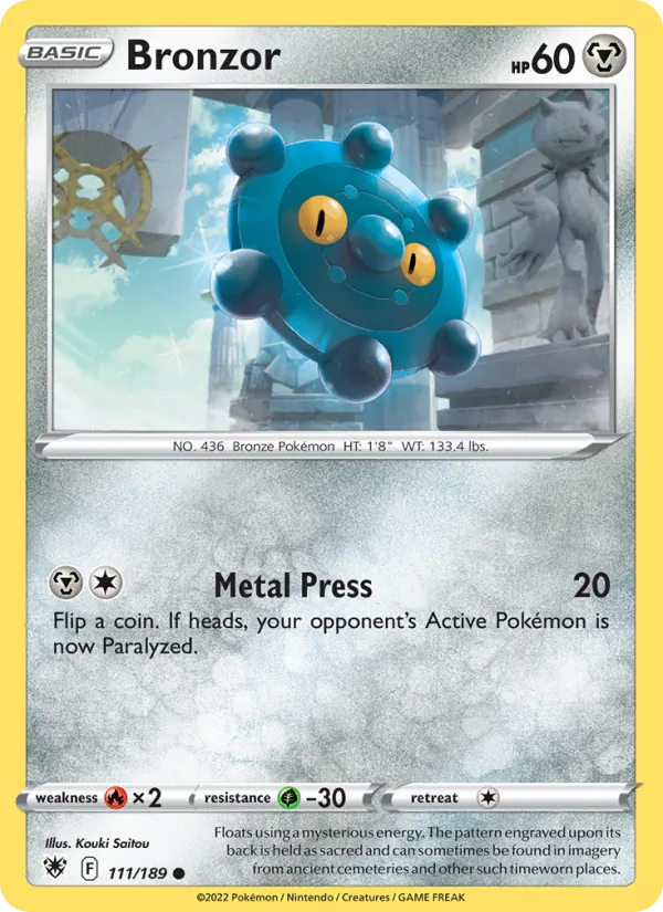 Bronzor card