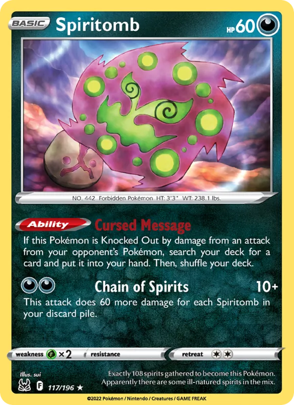 Spiritomb card