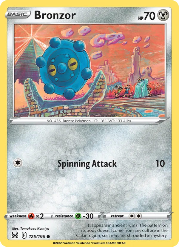 Bronzor card