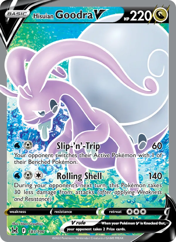 Hisuian Goodra V card