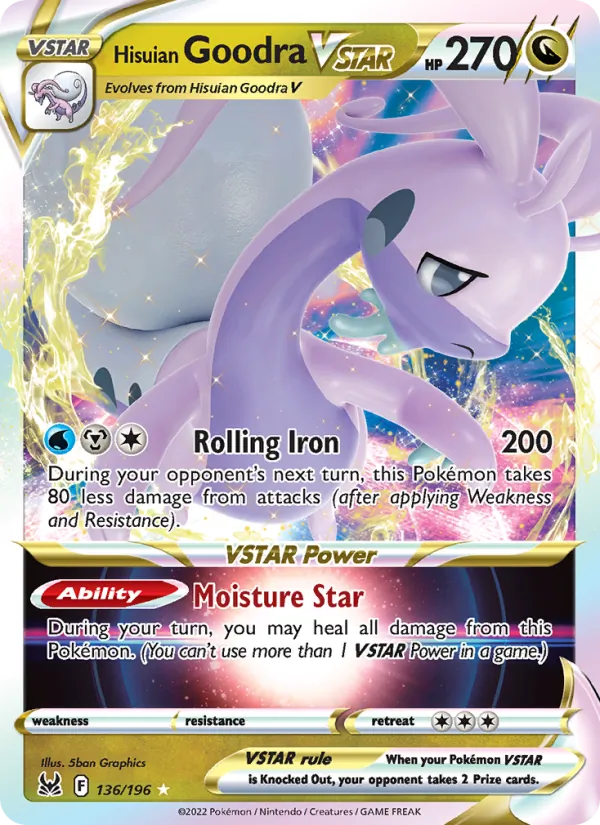 Hisuian Goodra VSTAR card