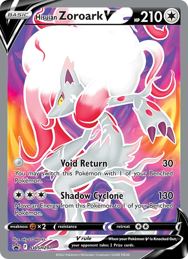 Hisuian Zoroark V card