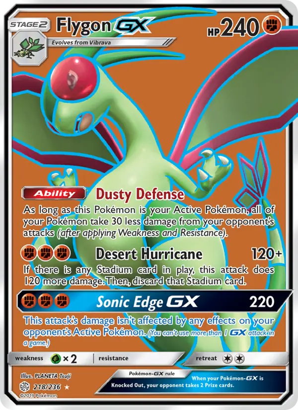 Flygon GX card