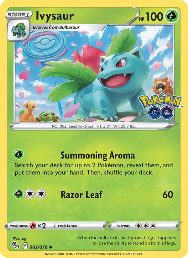 Ivysaur card