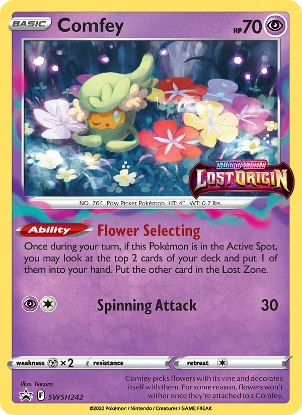 Comfey card