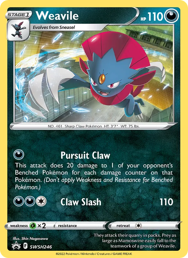 Weavile card