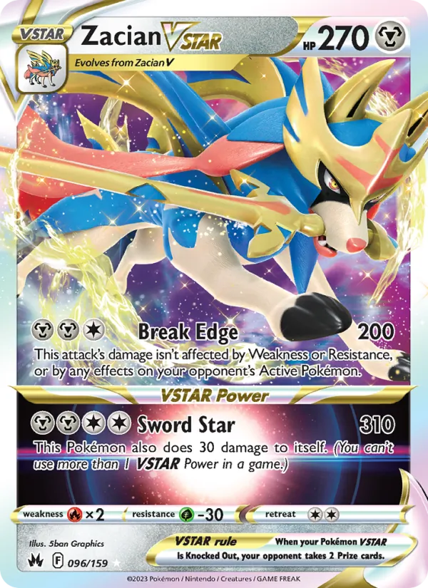 Zacian VSTAR card
