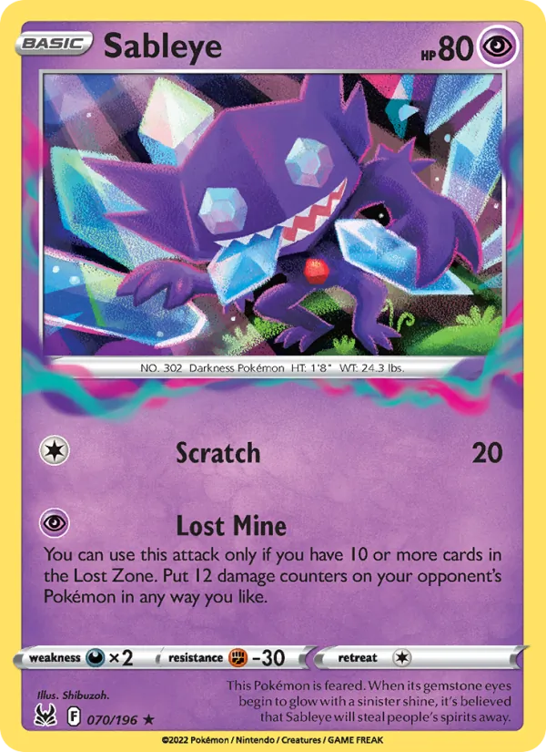 Sableye card