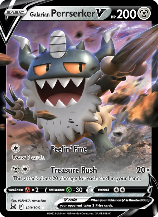 Galarian Perrserker V card