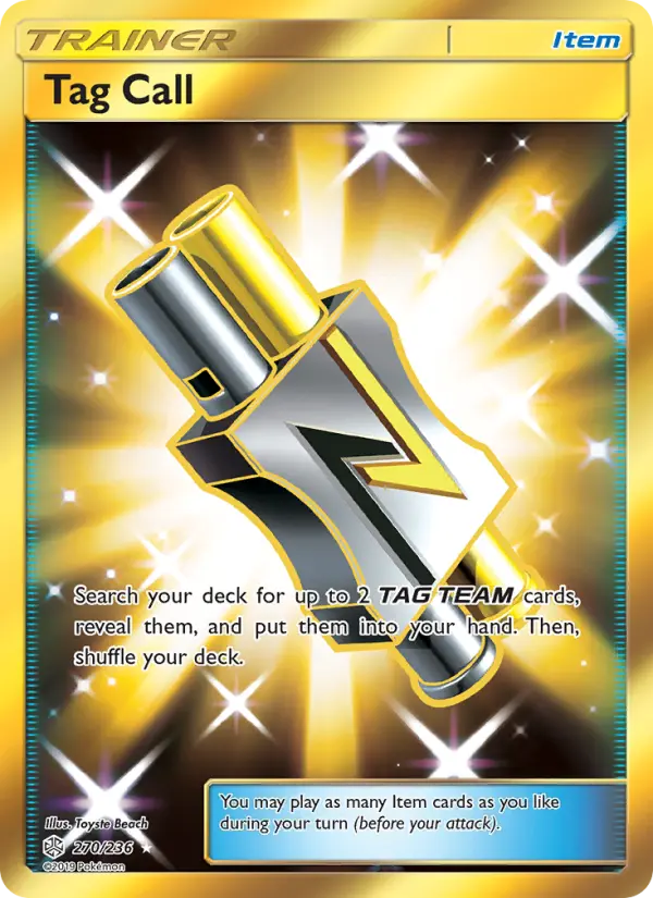 Tag Call card