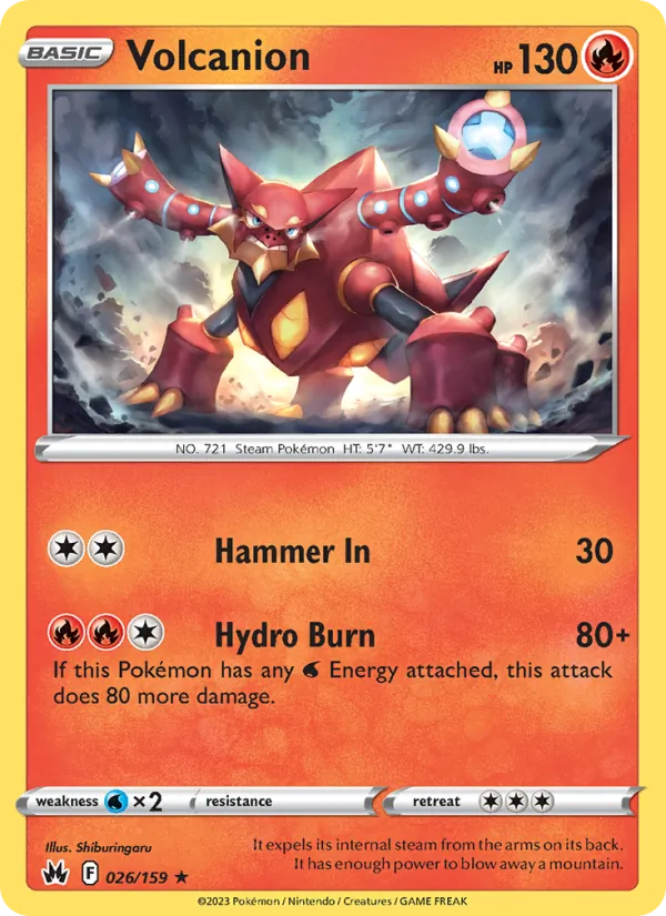 Volcanion card