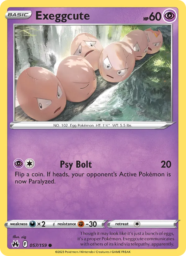 Exeggcute card