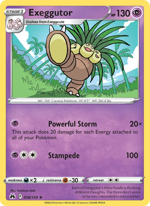 Exeggutor card