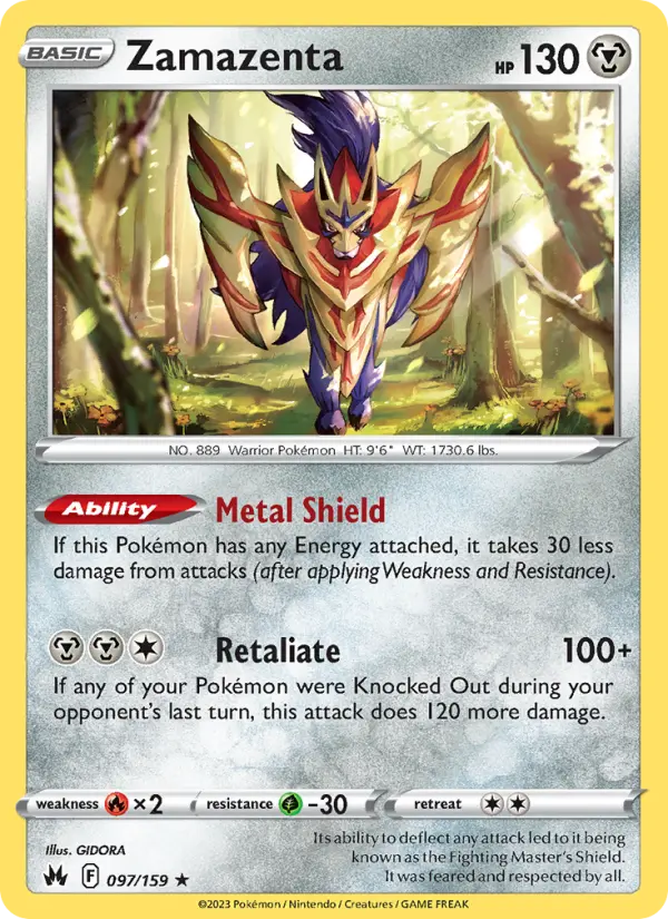 Zamazenta card