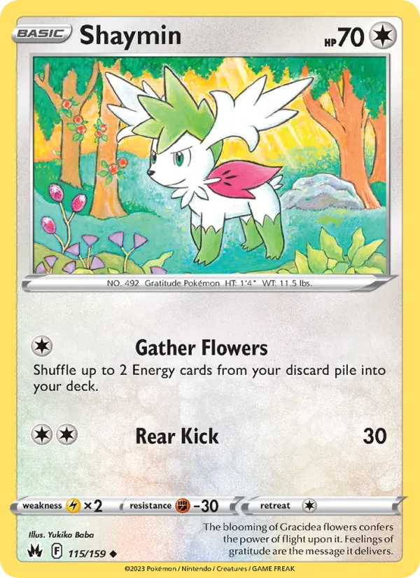 Shaymin card
