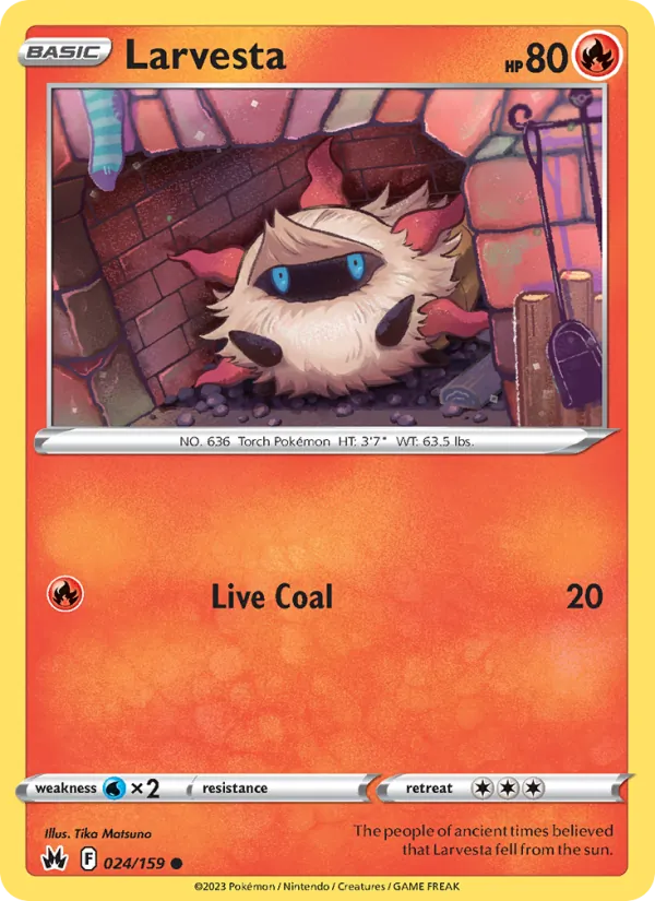 Larvesta card