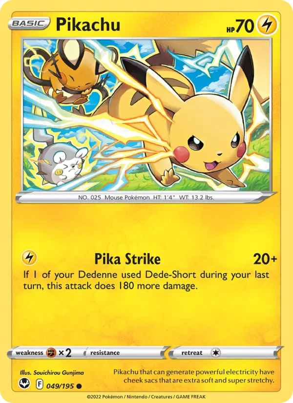 Pikachu card
