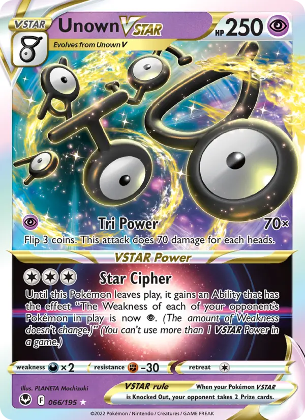 Unown VSTAR card