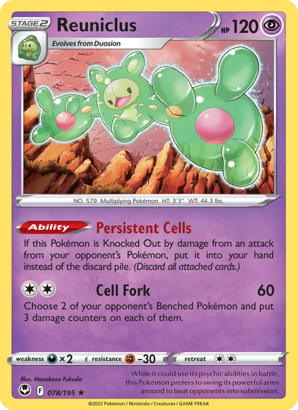 Reuniclus card