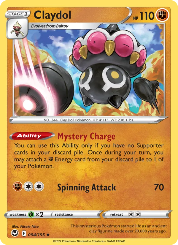 Claydol card