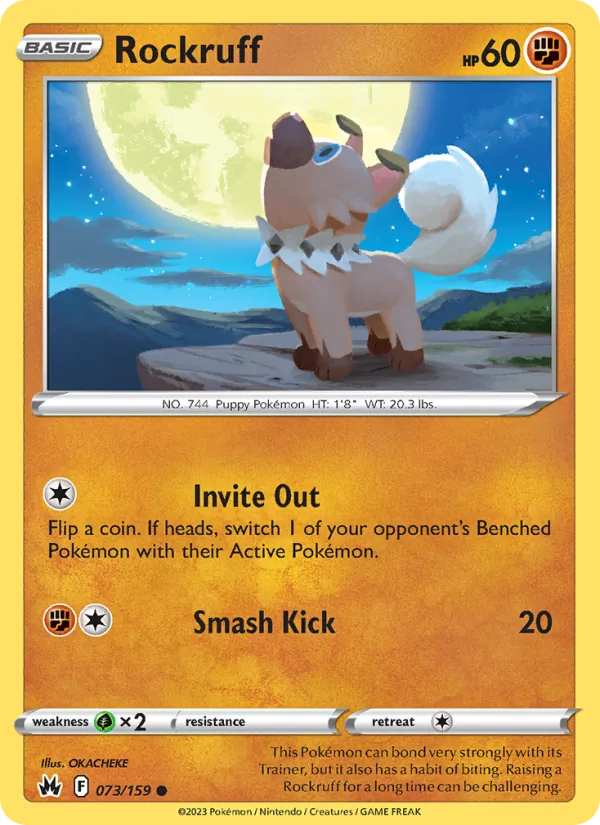 Rockruff card