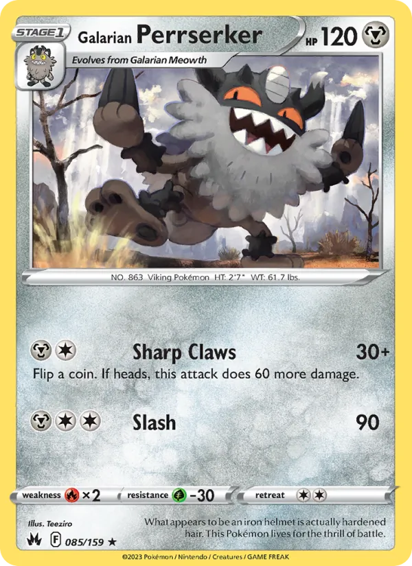 Galarian Perrserker card