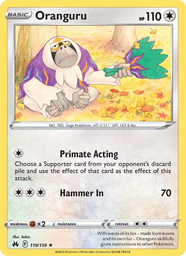 Oranguru card