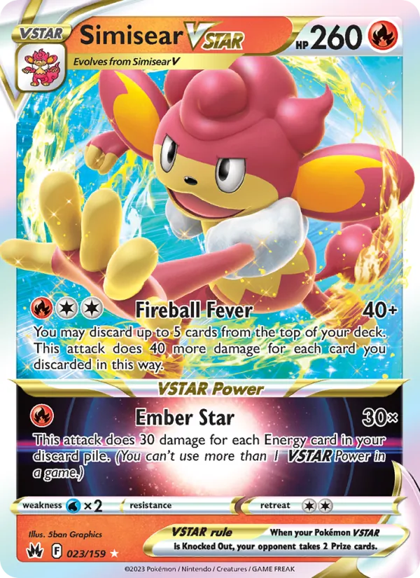 Simisear VSTAR card