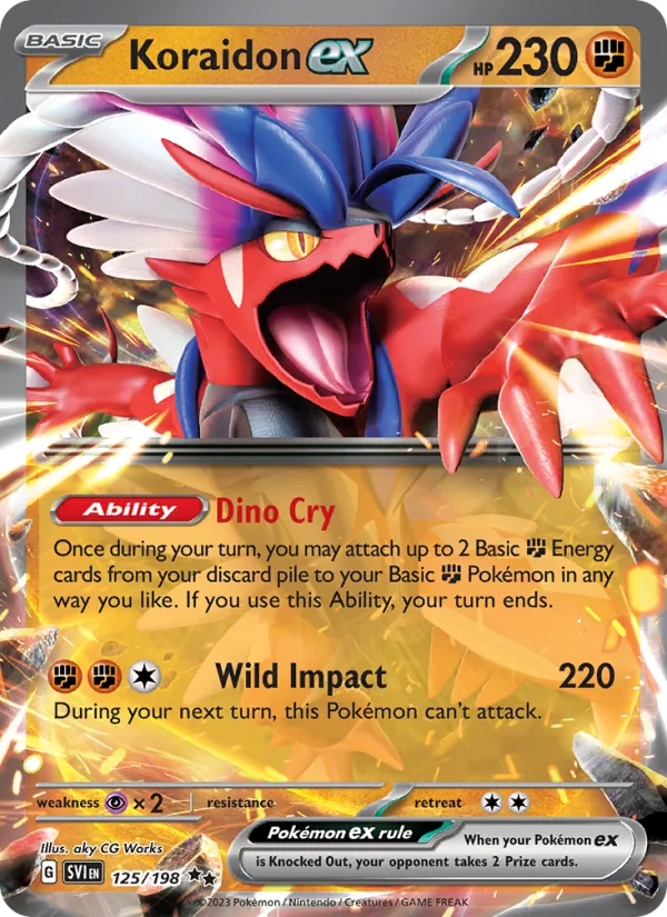 Koraidon ex card