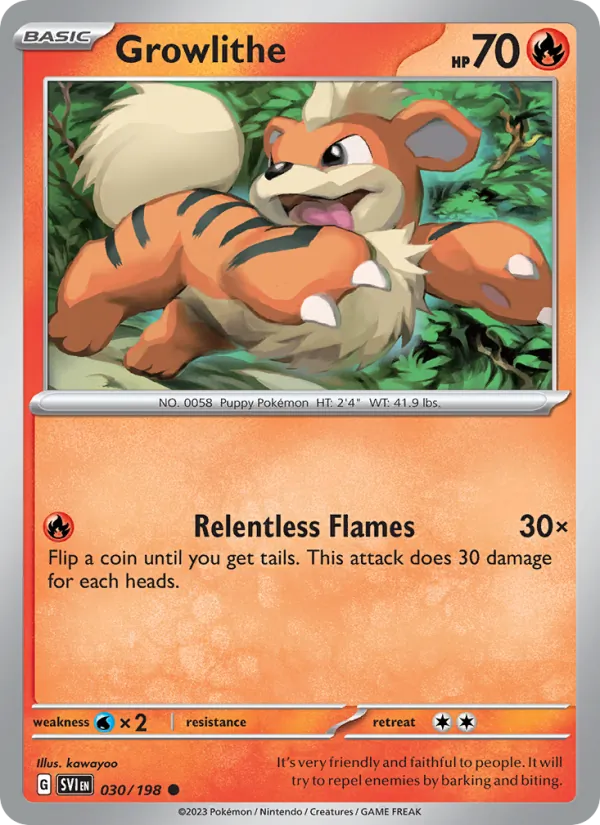 Growlithe card