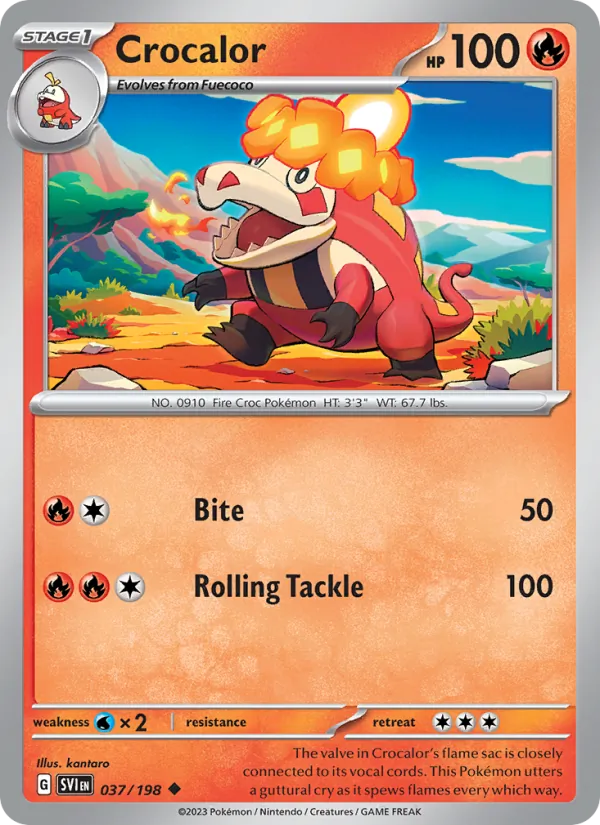 Crocalor card