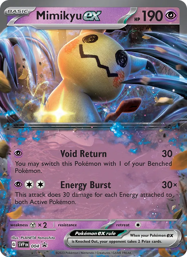 Mimikyu ex card