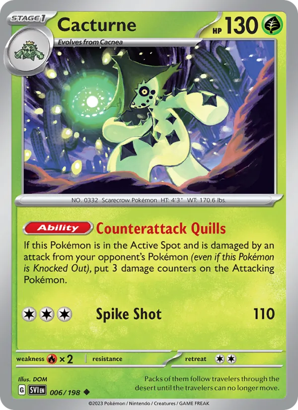 Cacturne card
