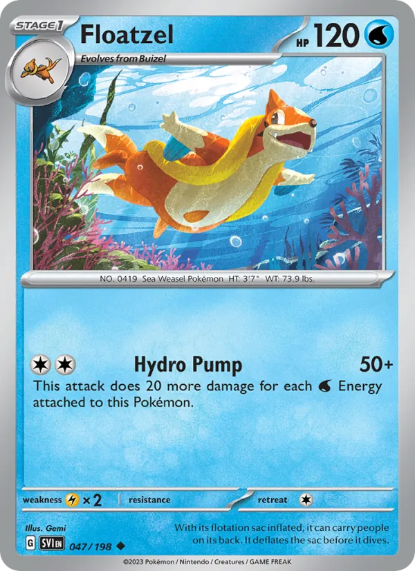 Floatzel card