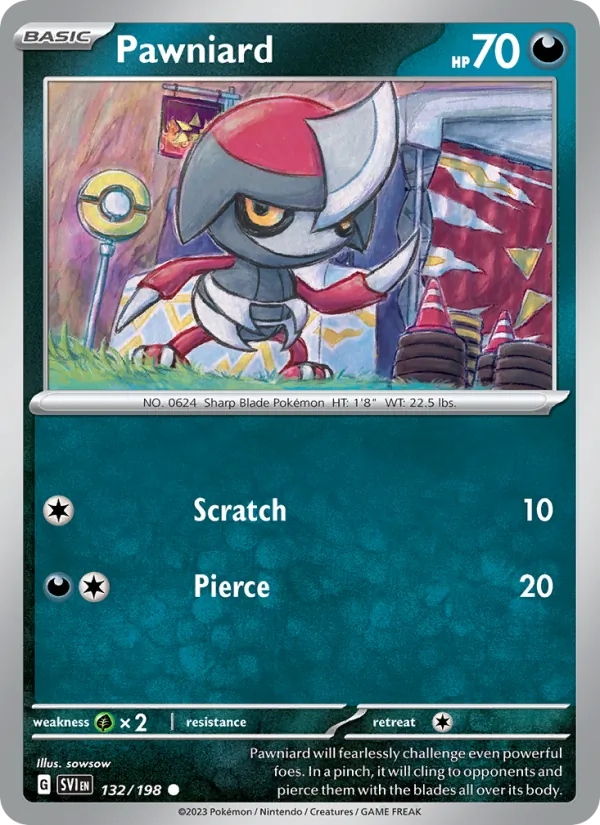 Pawniard card