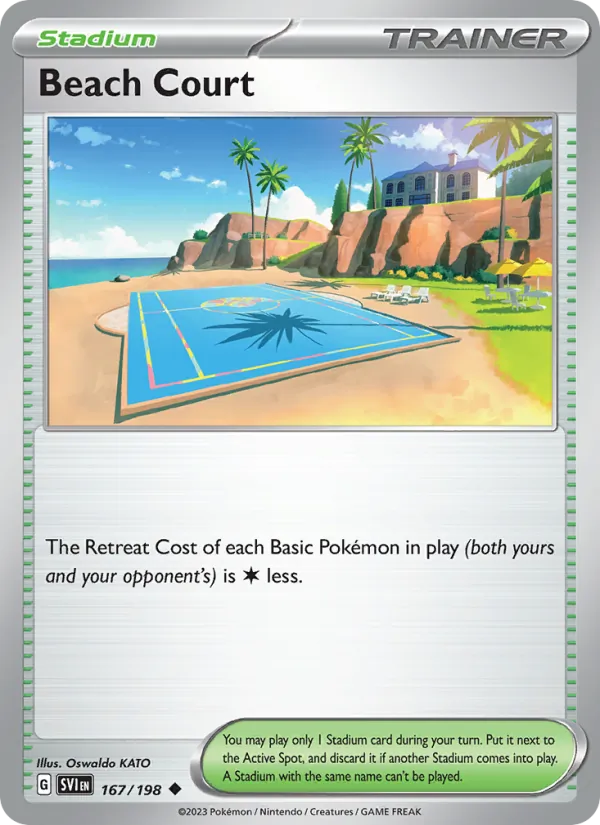 Beach Court card