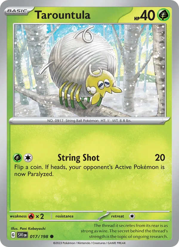 Tarountula card