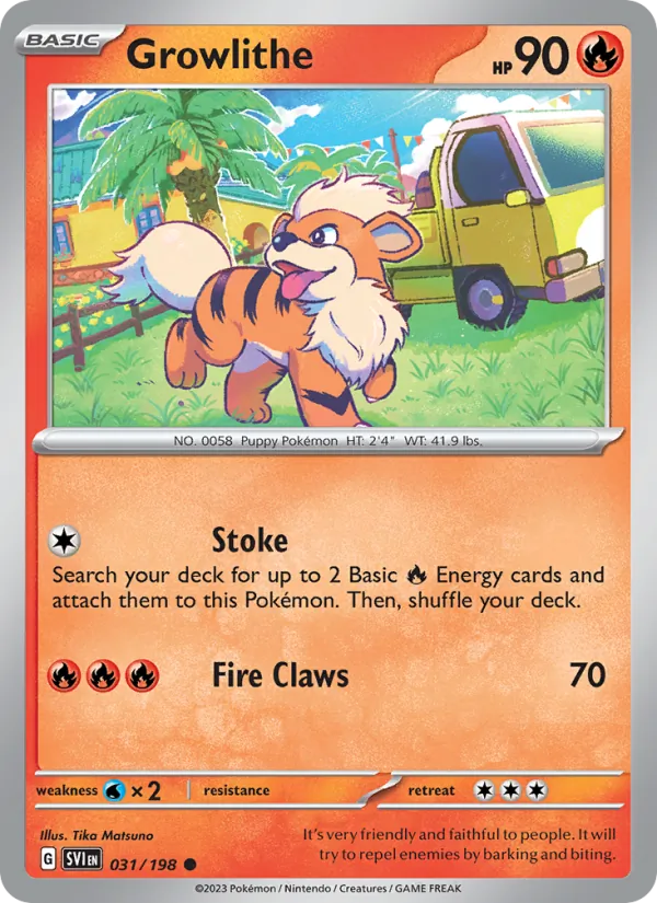 Growlithe card