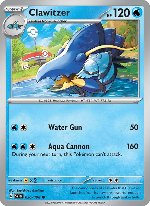 Clawitzer card