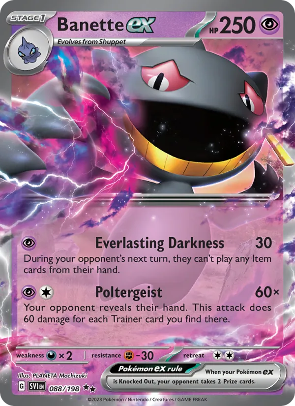 Banette ex card