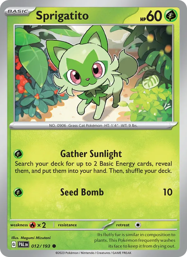Sprigatito card