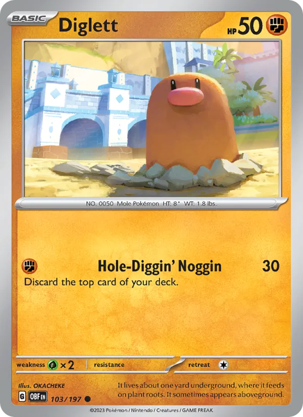 Diglett card