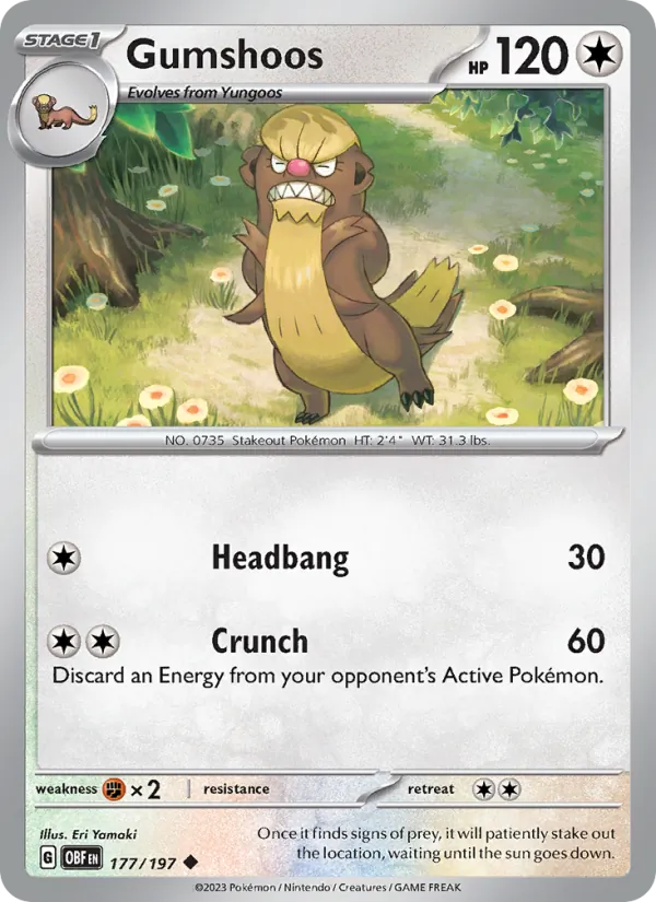 Gumshoos card