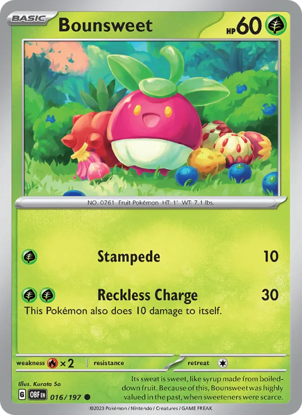Bounsweet card