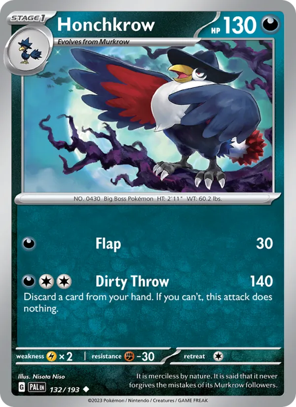 Honchkrow card