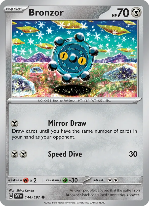 Bronzor card