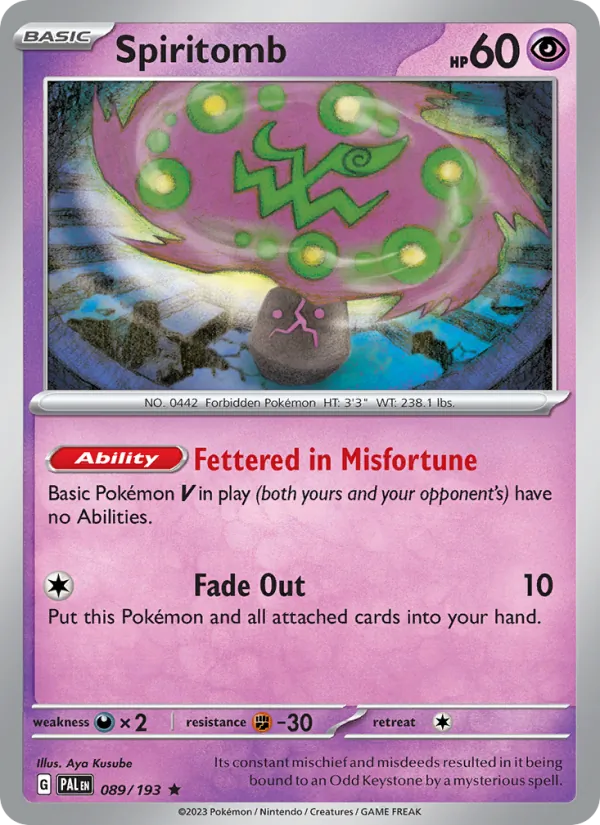 Spiritomb card