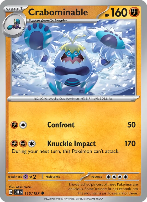 Crabominable card