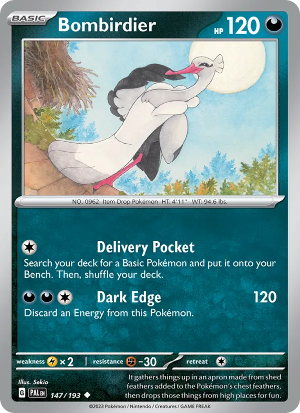 Bombirdier card